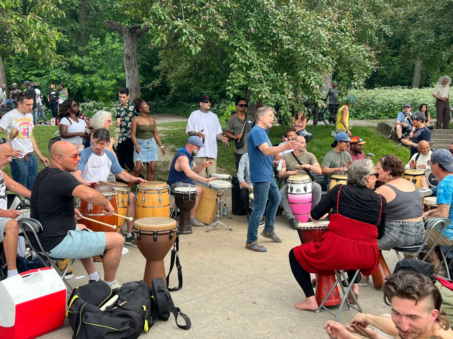 Tam-Tams drum festival. Sundays in Mount Royal park until sunset.